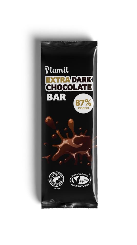 Plamill 87% Cocoa Choc Bar 40g (Pack of 12)