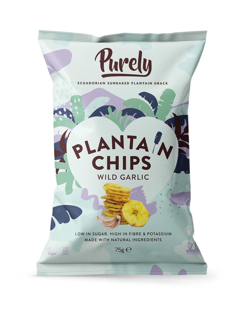 Plantain Chips - Wild Garlic (Pack of 10)