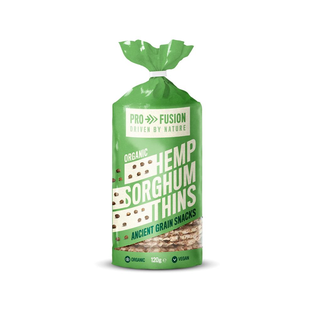 Organic Hemp Sorghum Thins (Pack of 2)