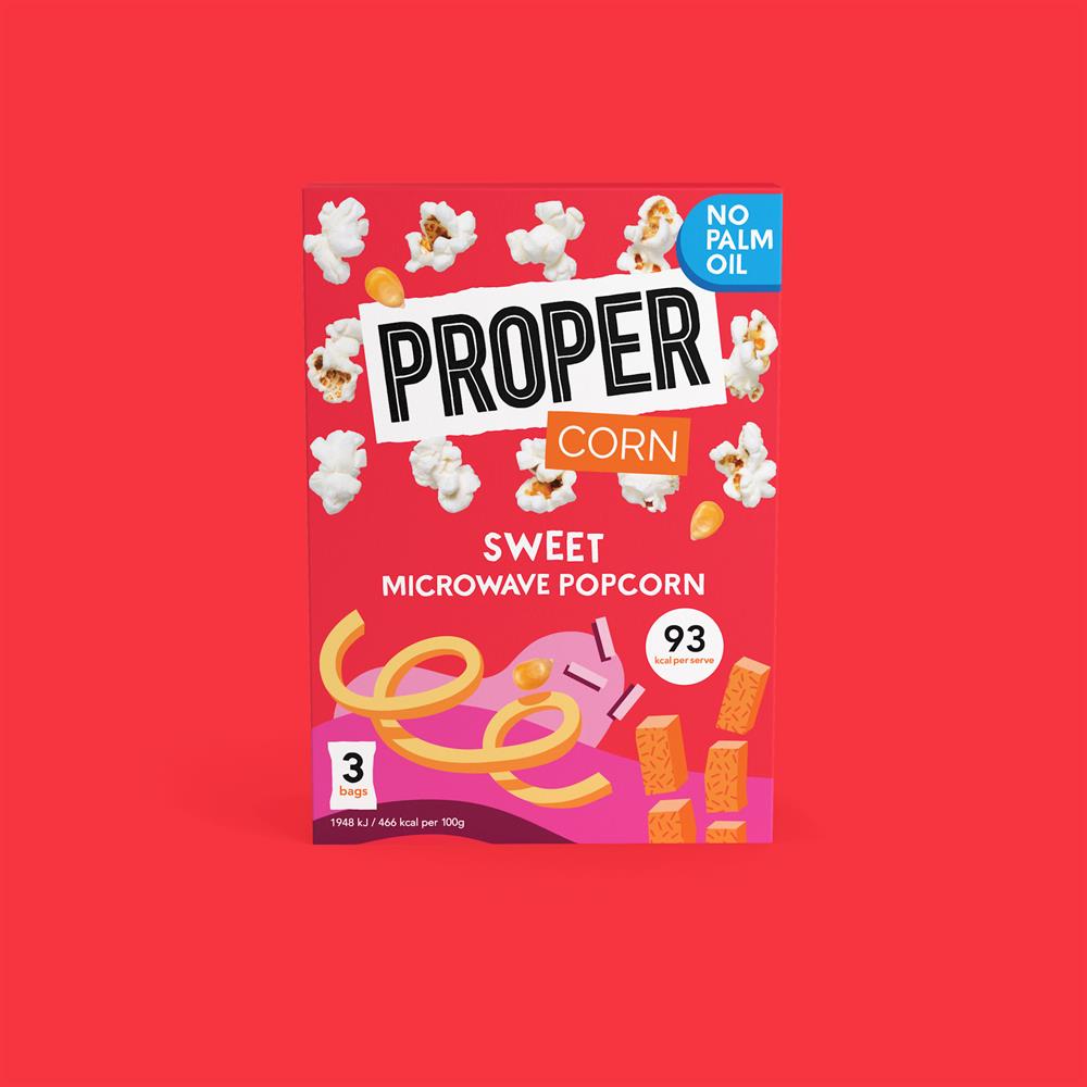 Popcorn Sweet Microwaveable (Pack of 5)