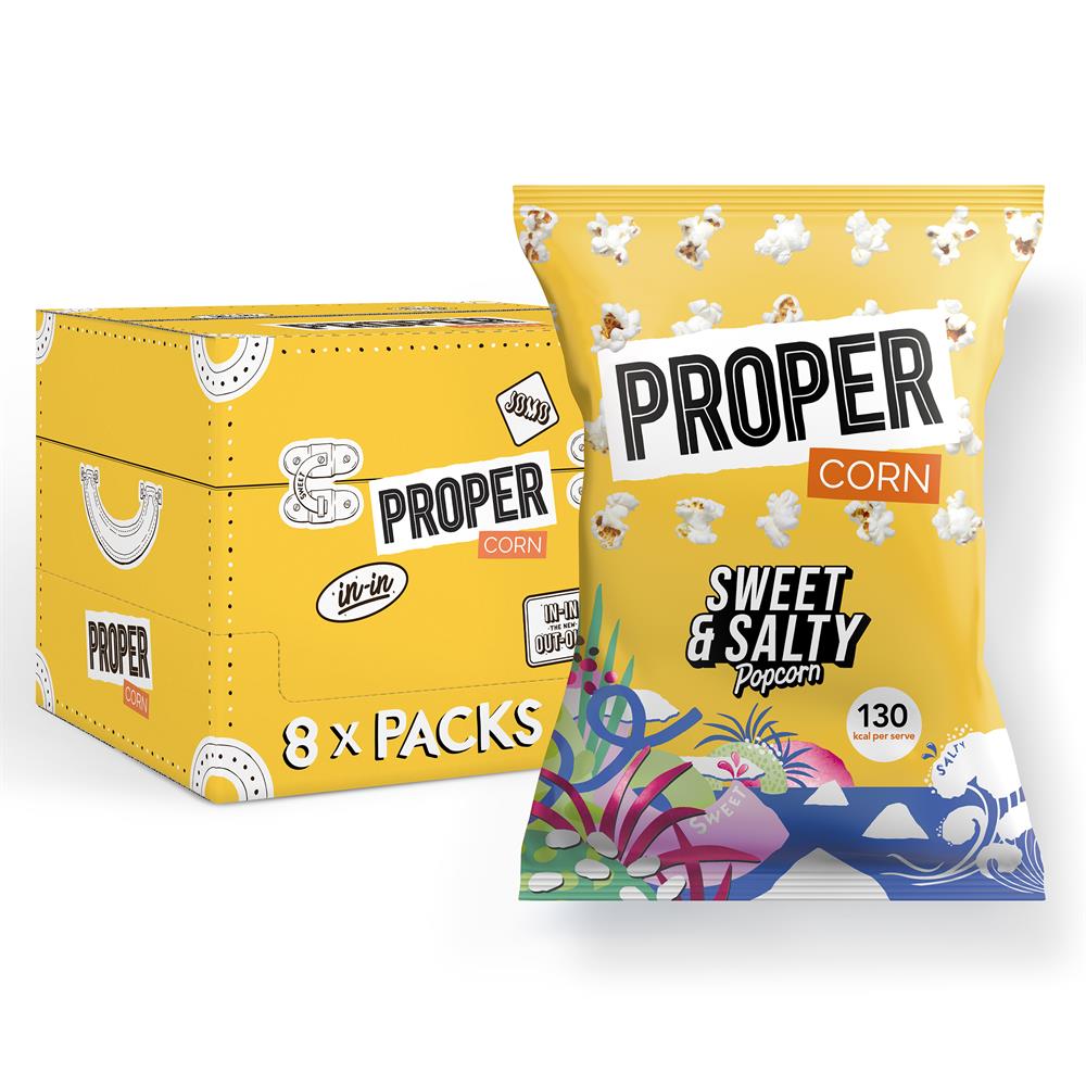 Sweet & Salty Popcorn (Pack of 8)