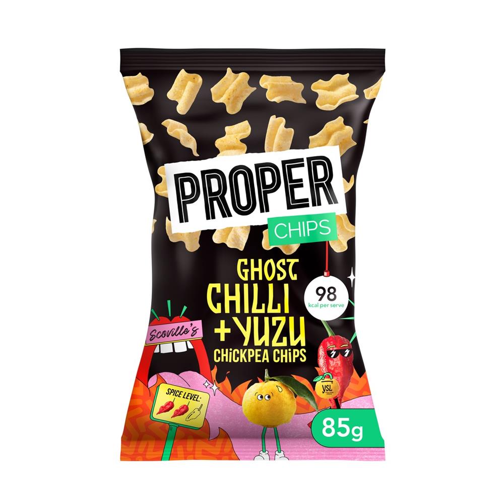 Chilli & Yuzu Chickpea Chips (Pack of 8)