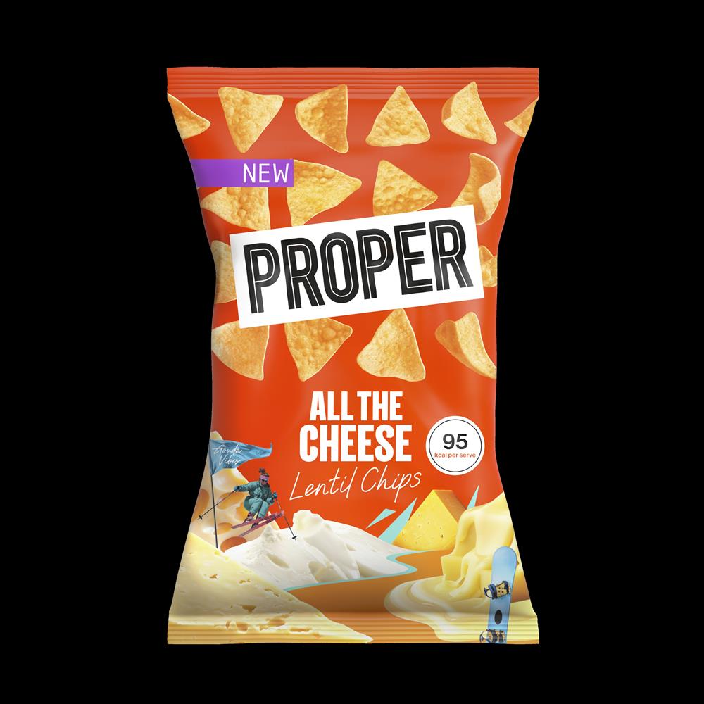 All the Cheese Lentil Chips (Pack of 8)
