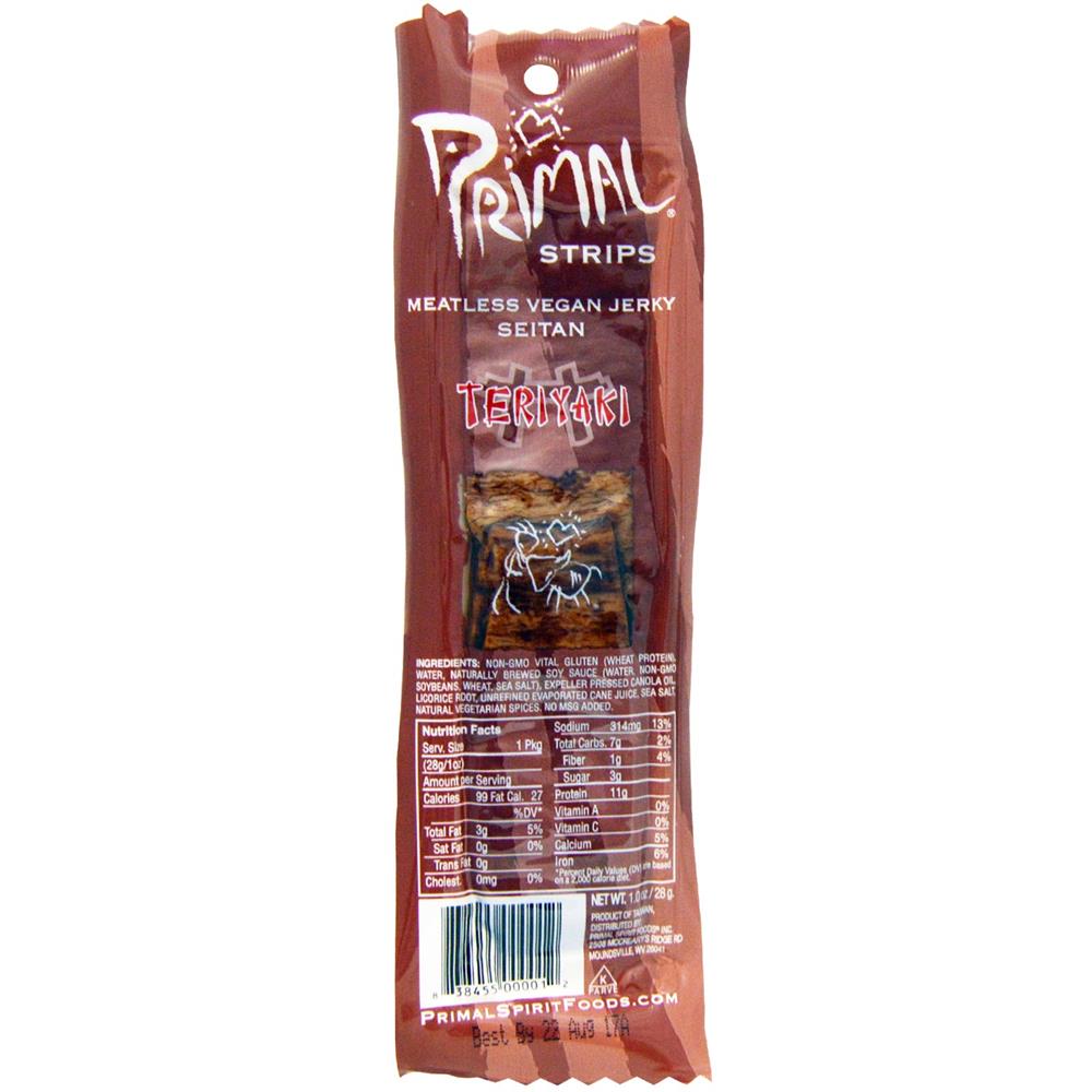 Vegan Jerky Strips Teriyaki (Pack of 4)