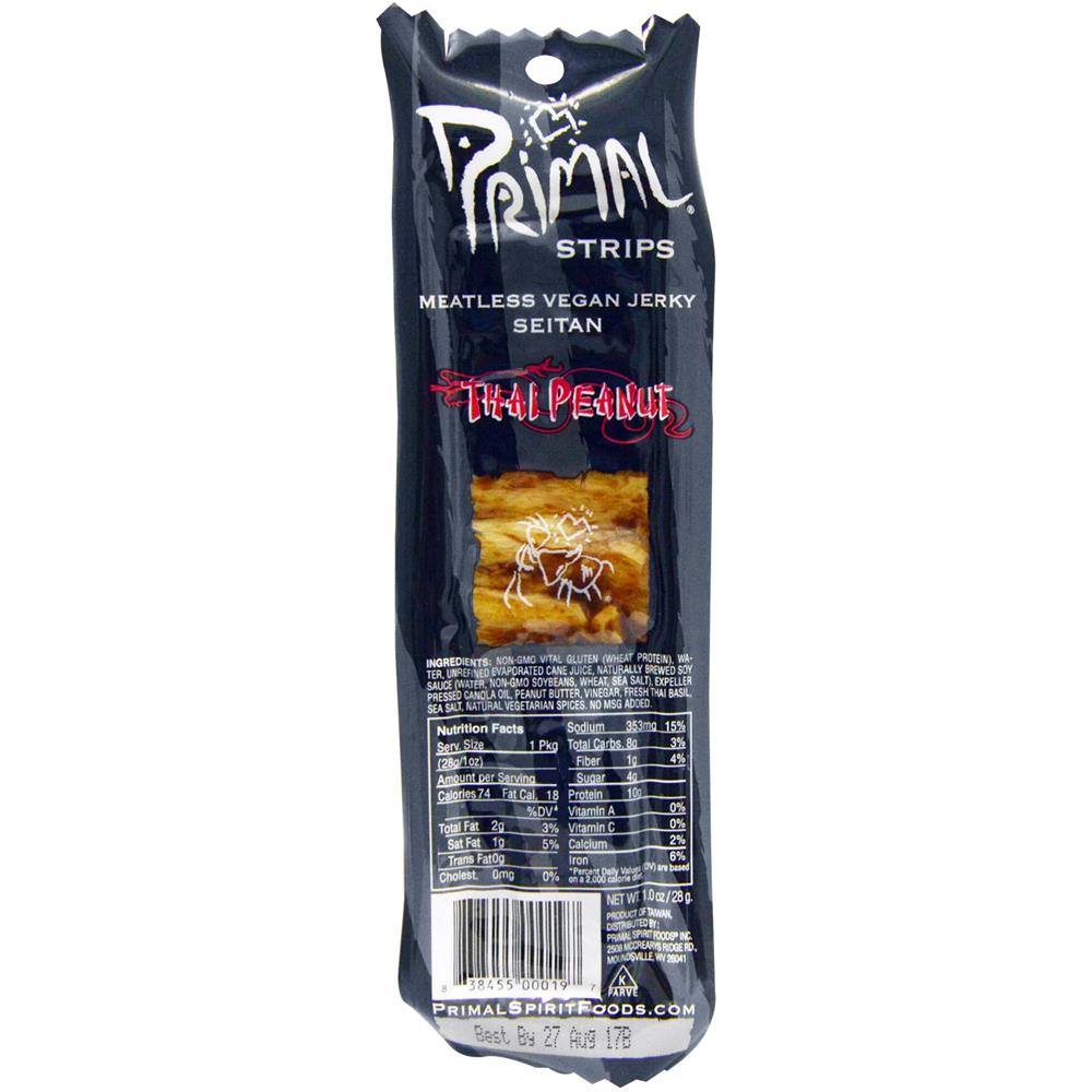 Vegan Jerky Strips Thai PNut (Pack of 2)