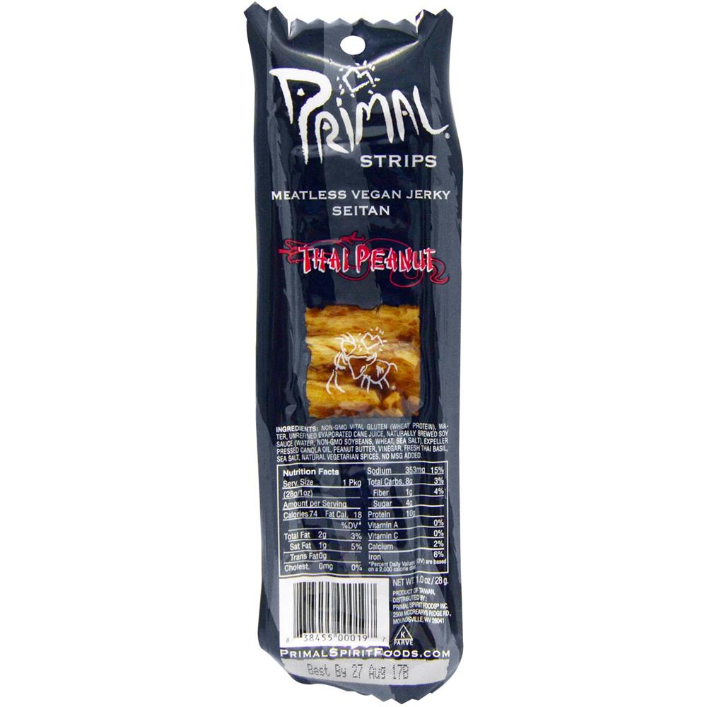 Vegan Jerky Strips Thai PNut