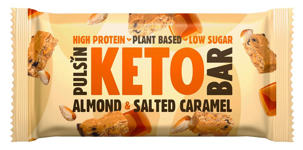Almond Salted Caramel Keto Bar (Pack of 18)