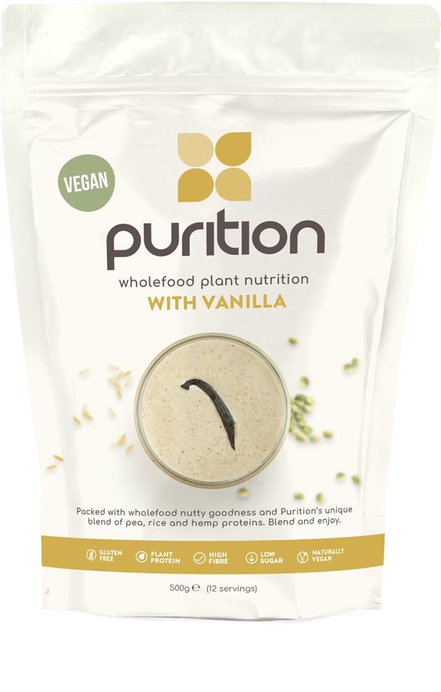 Vegan Wholefood Nutrition with Protein Vanilla 500g