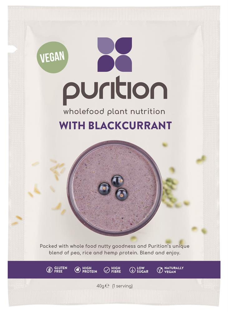 Purition Vegan Blackcurrant (Pack of 8)