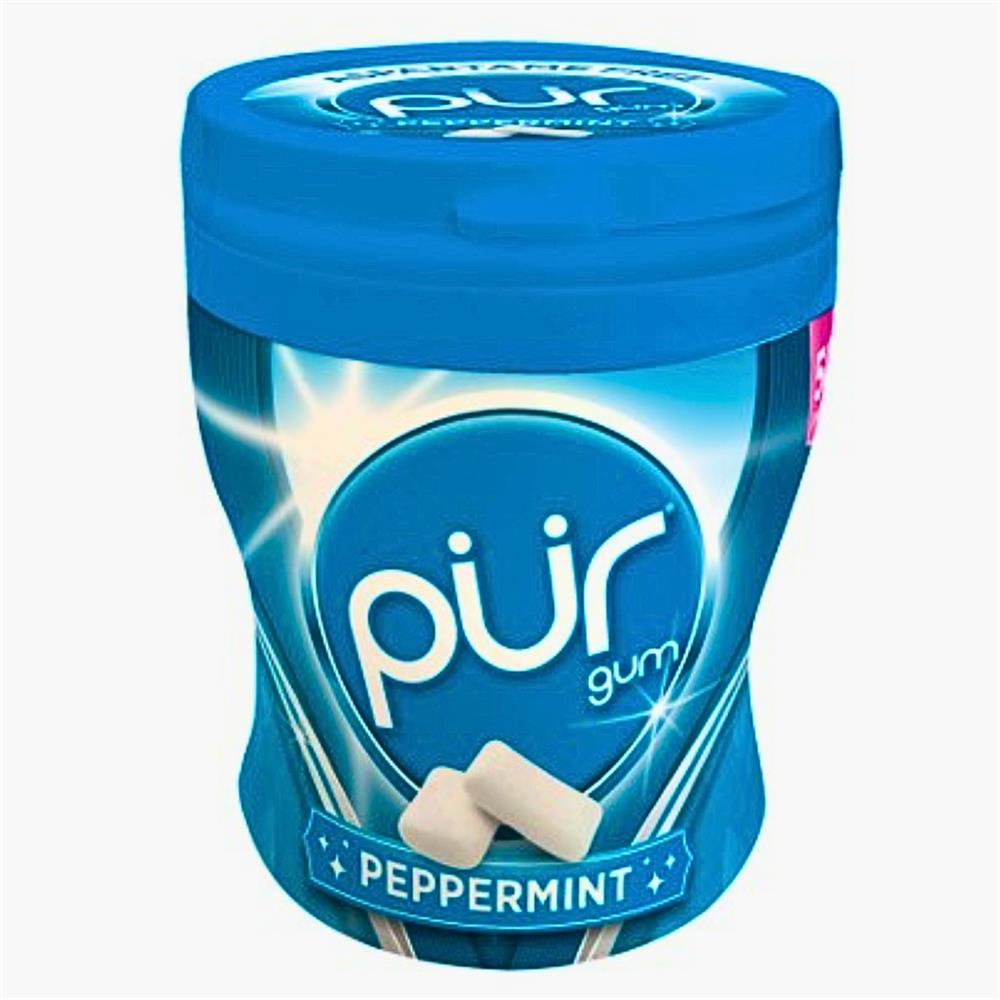 Pur Gum Peppermint 70g Shaker (Pack of 6)