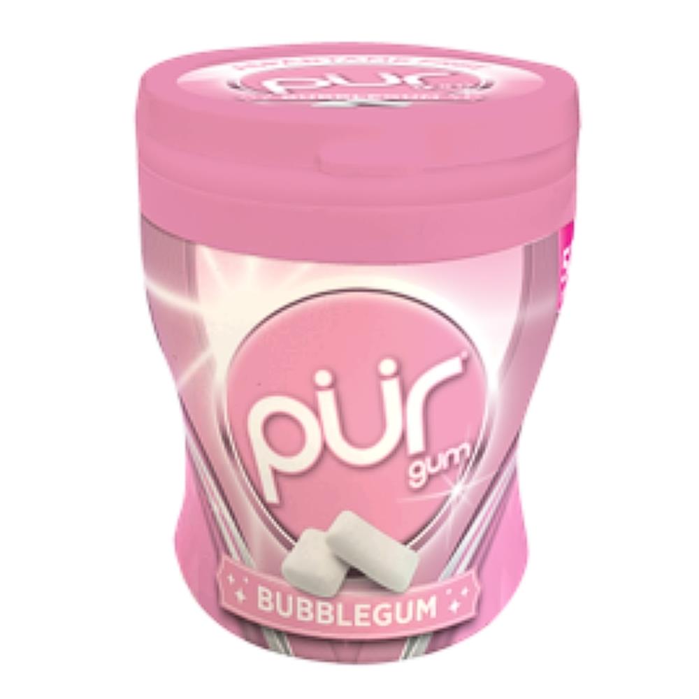 Pur Gum Bubblegum 70g Shaker (Pack of 6)