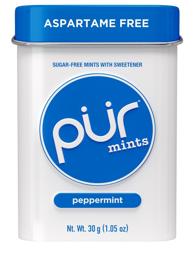 Pur Mints Peppermint Tin (Pack of 12)