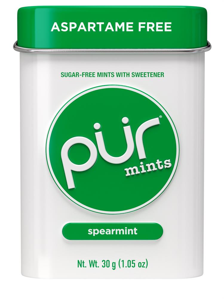 Pur Mints Spearmint Tin (Pack of 12)