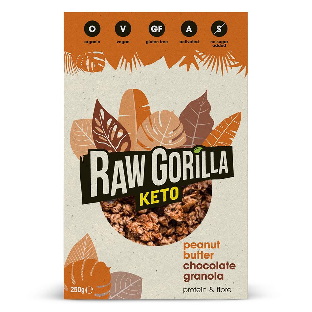 KETO PeanutButter Choc Granola