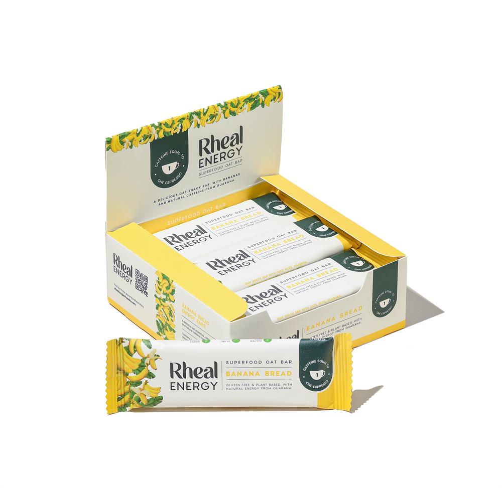 Rheal Energy Banana Bread Bar (Pack of 12)