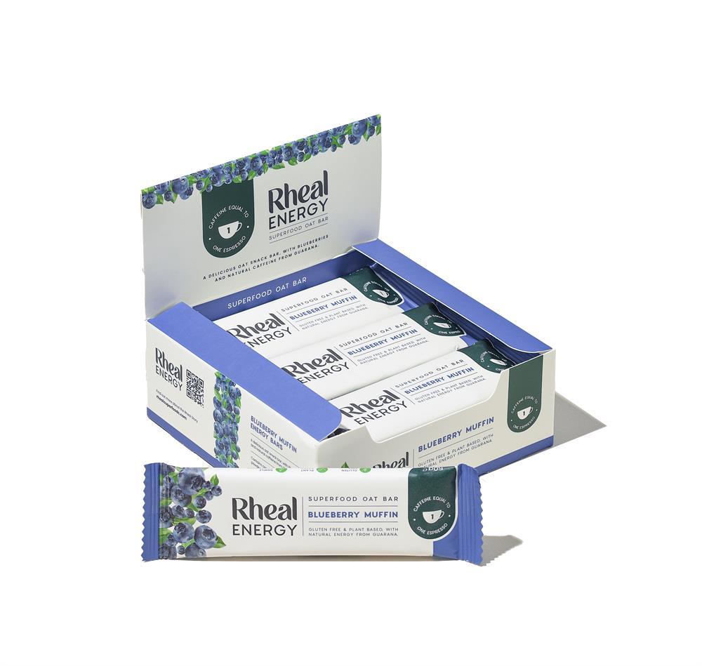 Rheal Energy Blueberry Bar (Pack of 12)