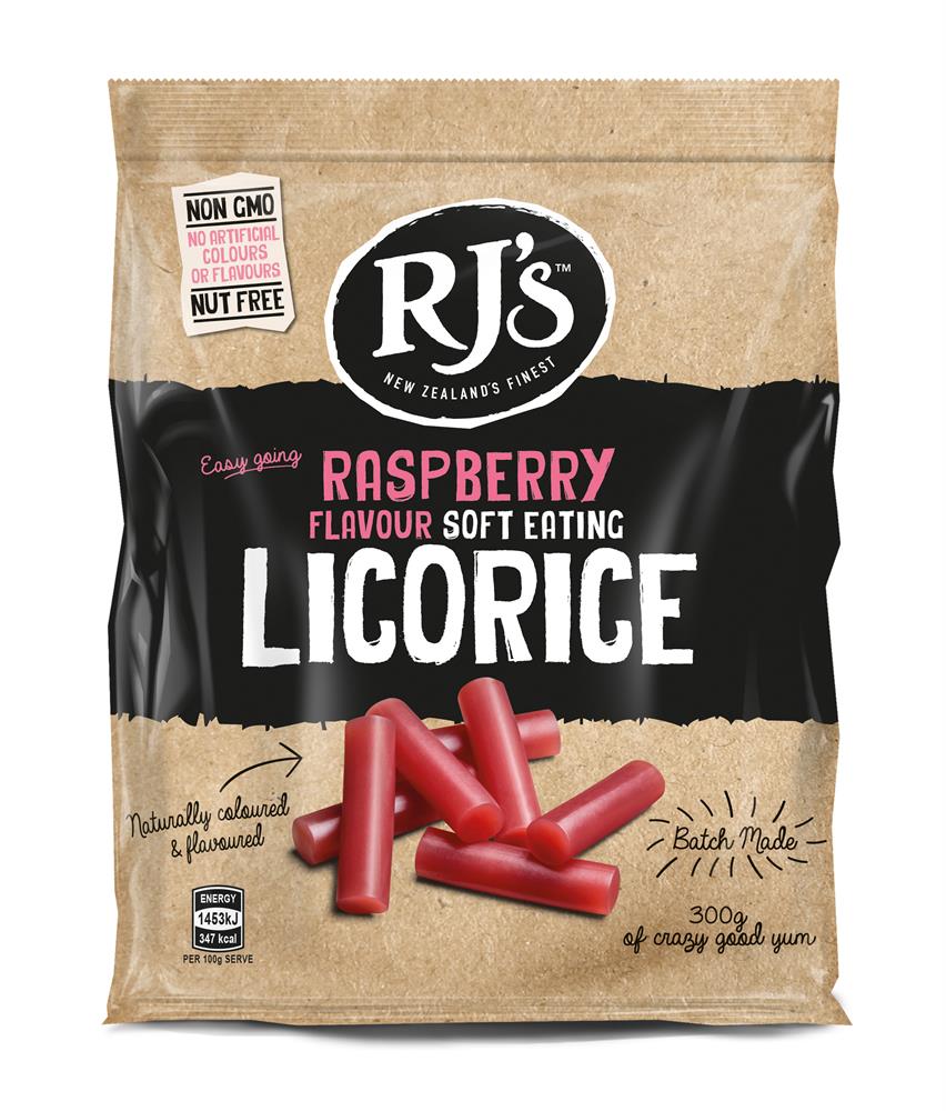 Natural Soft Raspberry Licoric