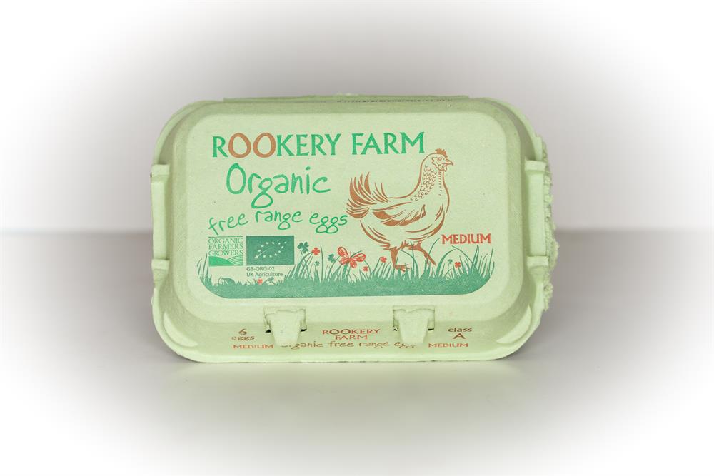 Organic Free Range Eggs Medium (Pack of 2)