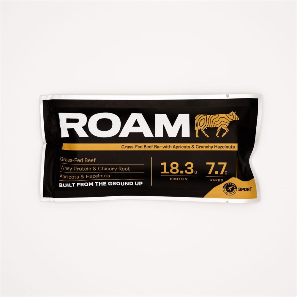 Apricot & Hazelnut Grass Fed Beef Bar 45g