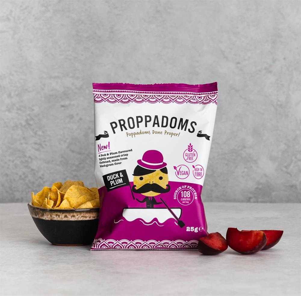 Duck & Plum Proppadoms (Pack of 12)