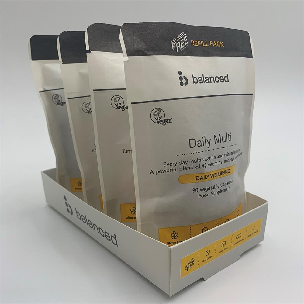 Balanced Refill Pouch Tray