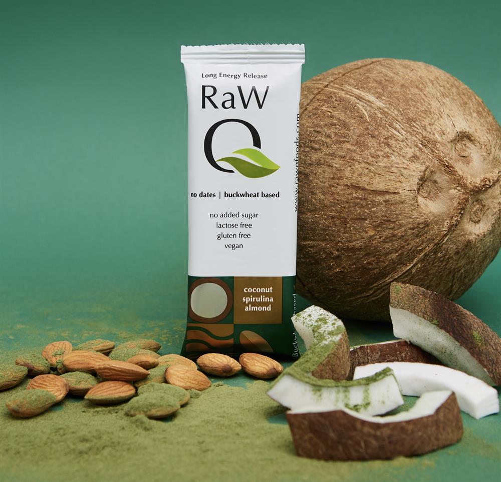 Coconut Spirulina Almond Bar (Pack of 4)