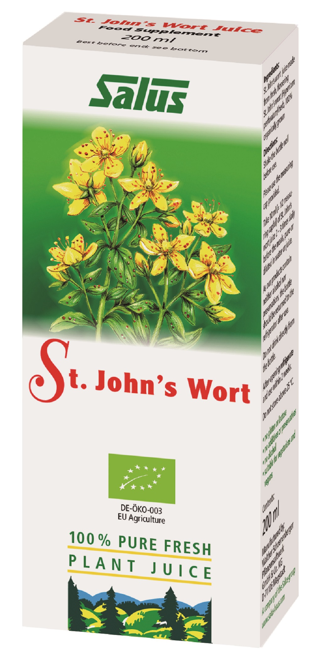 St Johns Wort Plant Juice