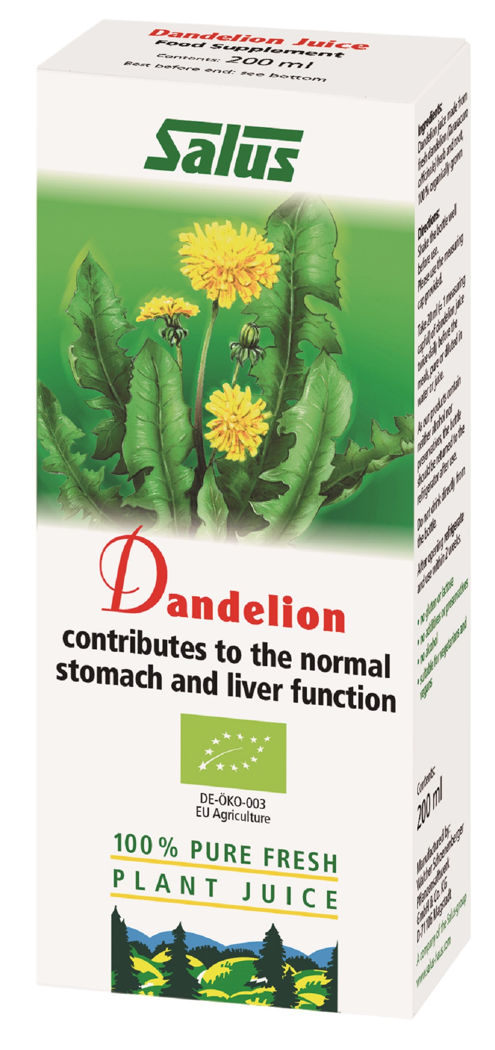 Dandelion Plant Juice