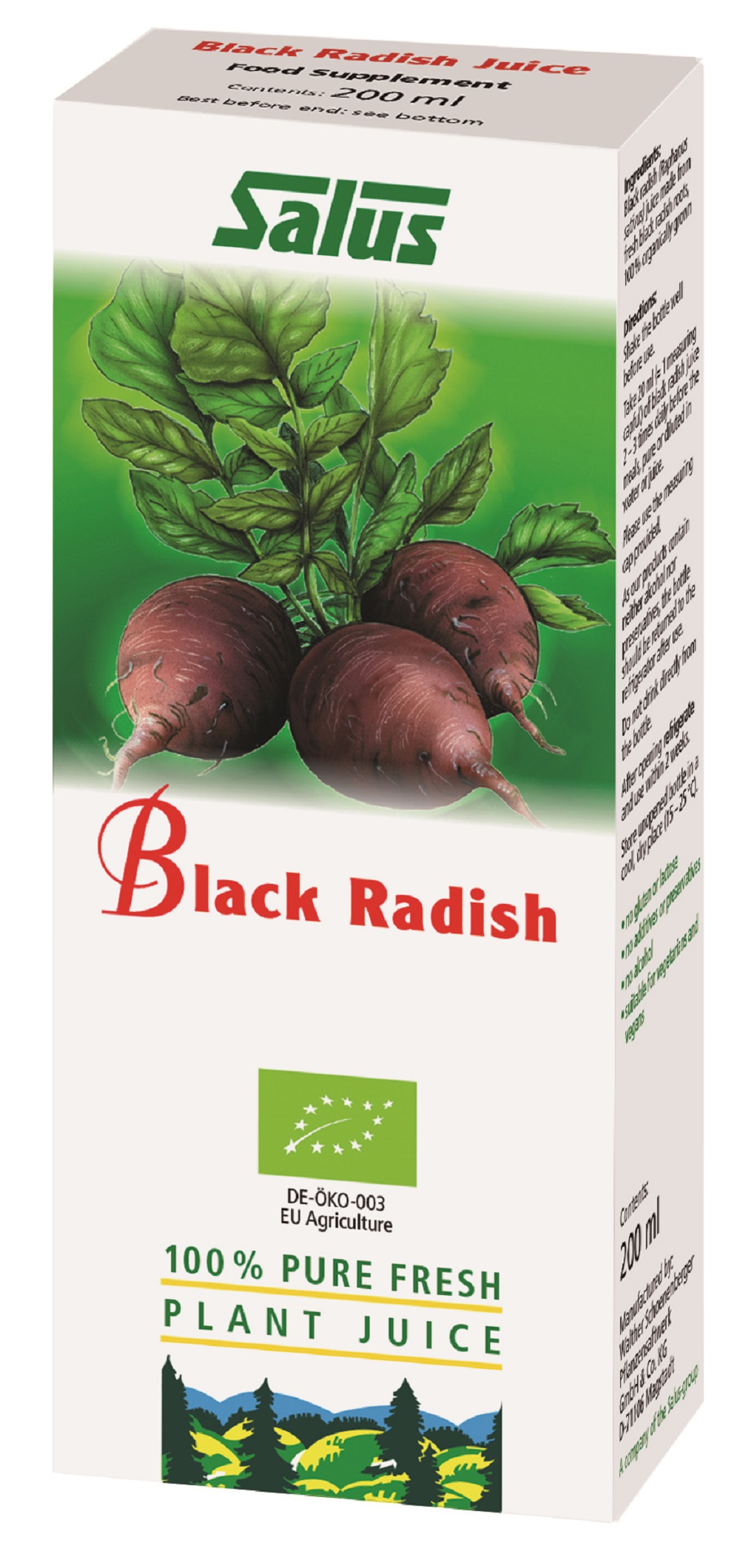 Black Radish Plant Juice