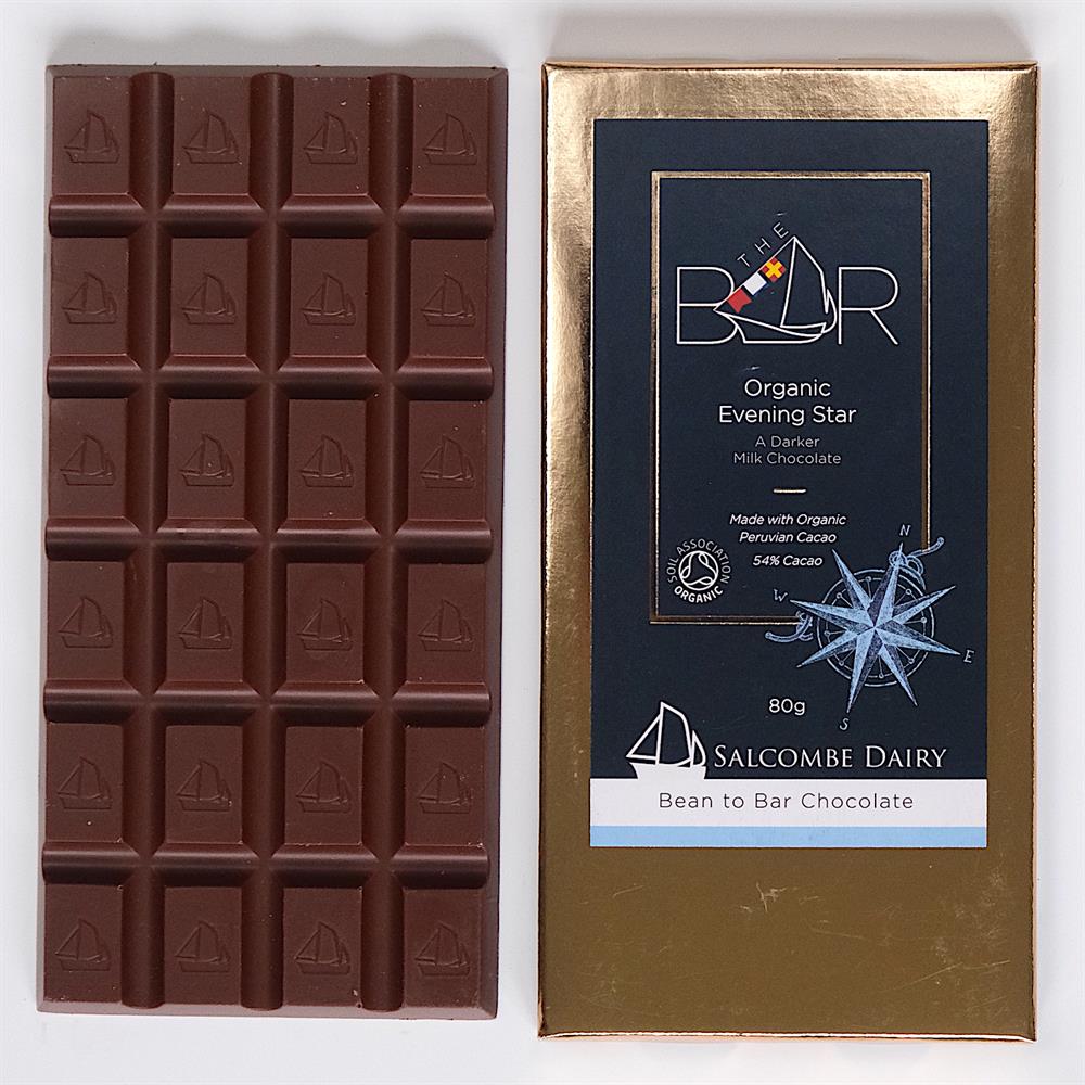 Evening Star Organic Chocolate Bar 80g