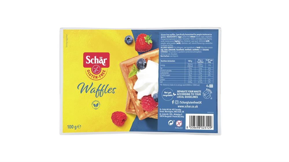 Gluten Free Soft Waffle 100g