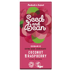 Org Coconut & R/berry Dark Bar (Pack of 5)