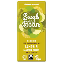 Dark Choc Cardamom and Lem Bar (Pack of 5)