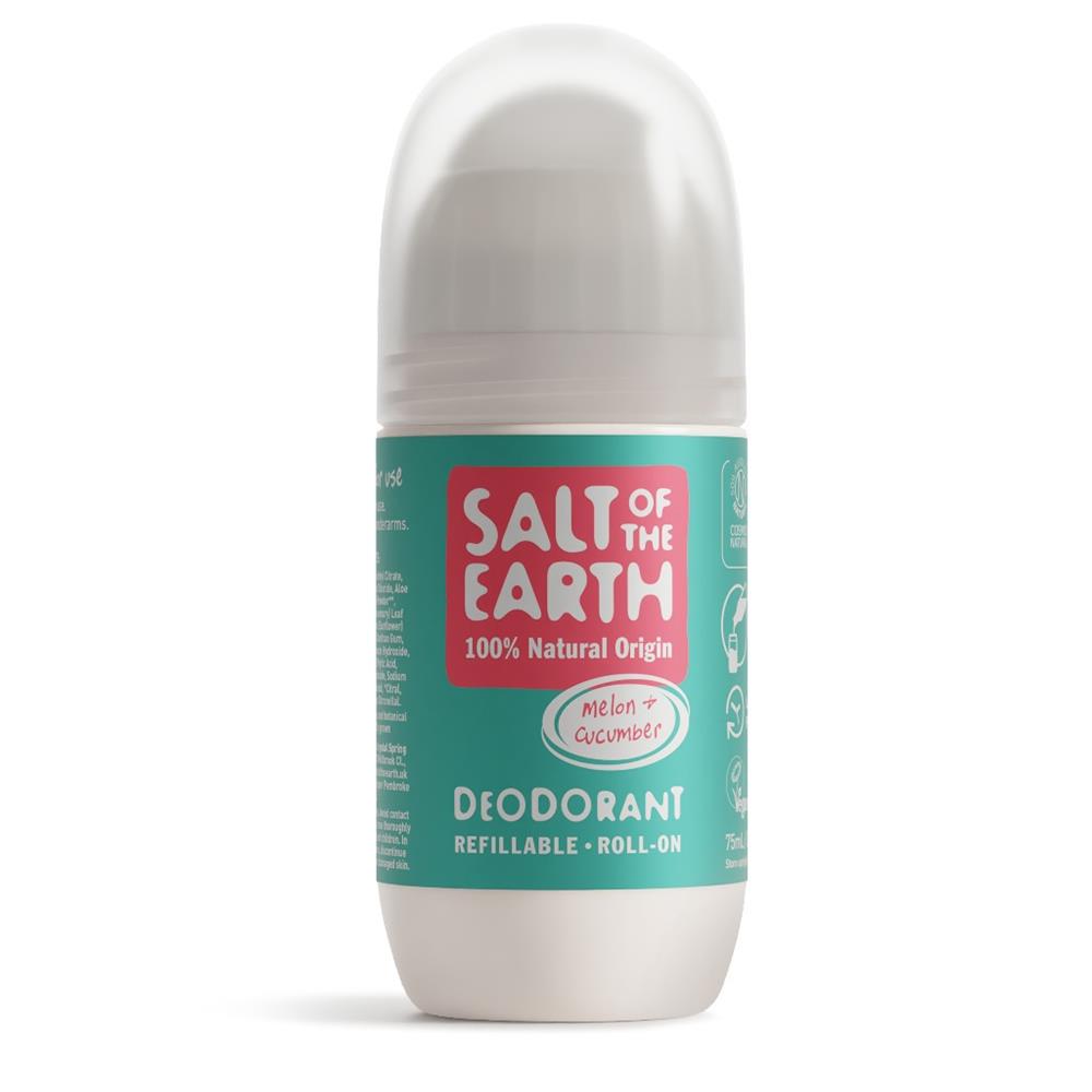 Melon & Cucumber Refillable Roll-On Deodorant 75ml