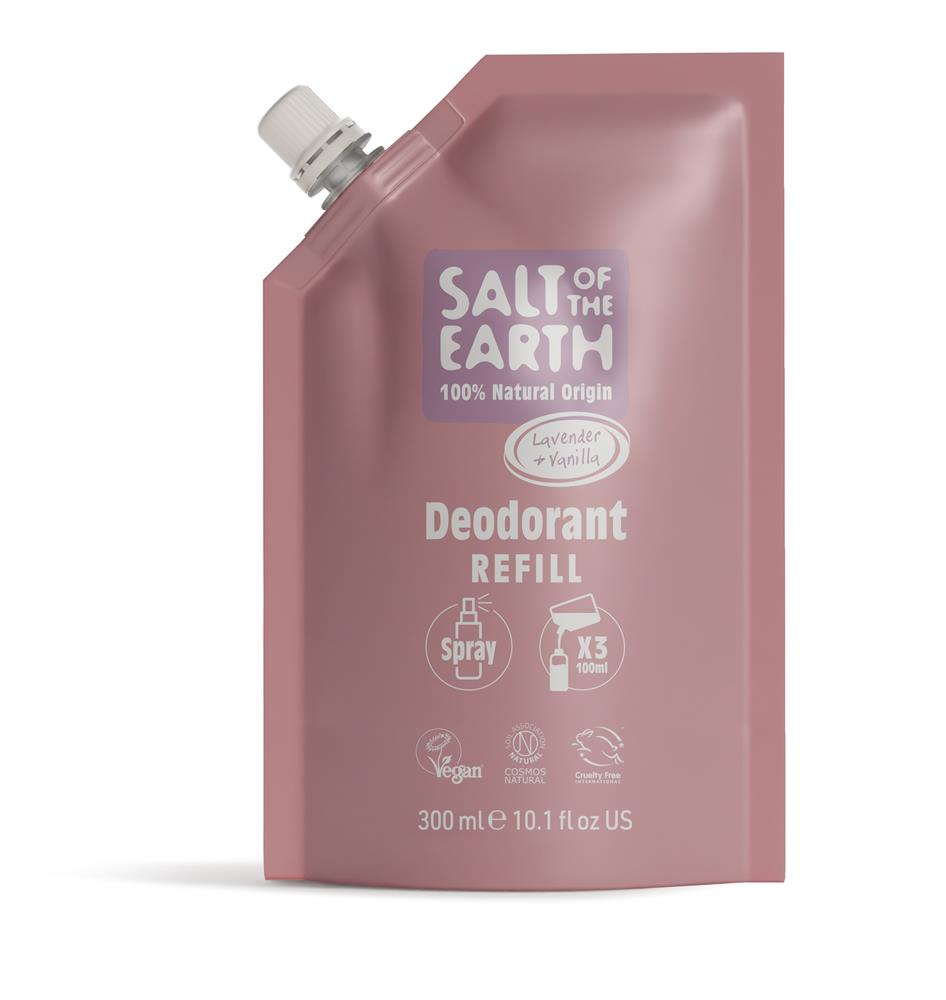 Lavender & Vanilla Spray Refill Pouch 300ml