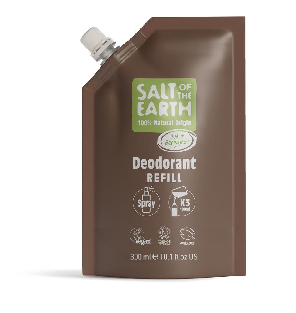 Oud & Bergamot Spray Refill Pouch 300ml