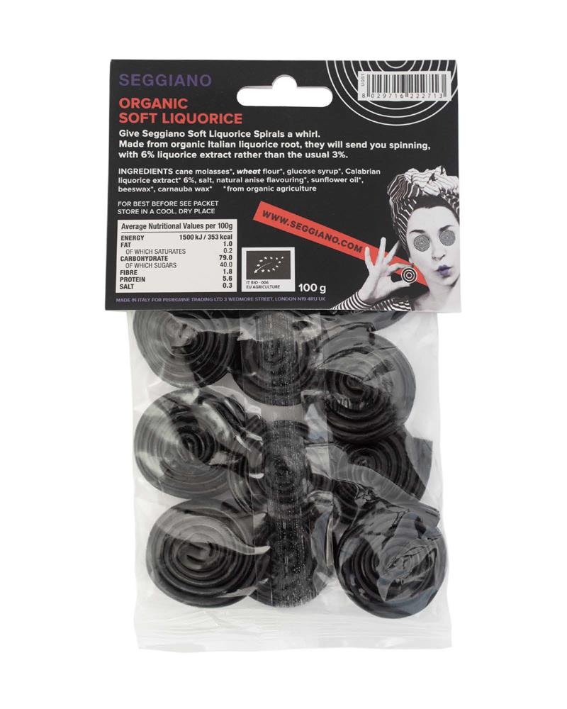 Organic Liquorice Spirals 100g