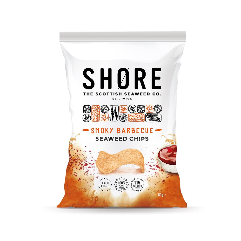 Seaweed Chips - Smoky Barbeque (Pack of 6)