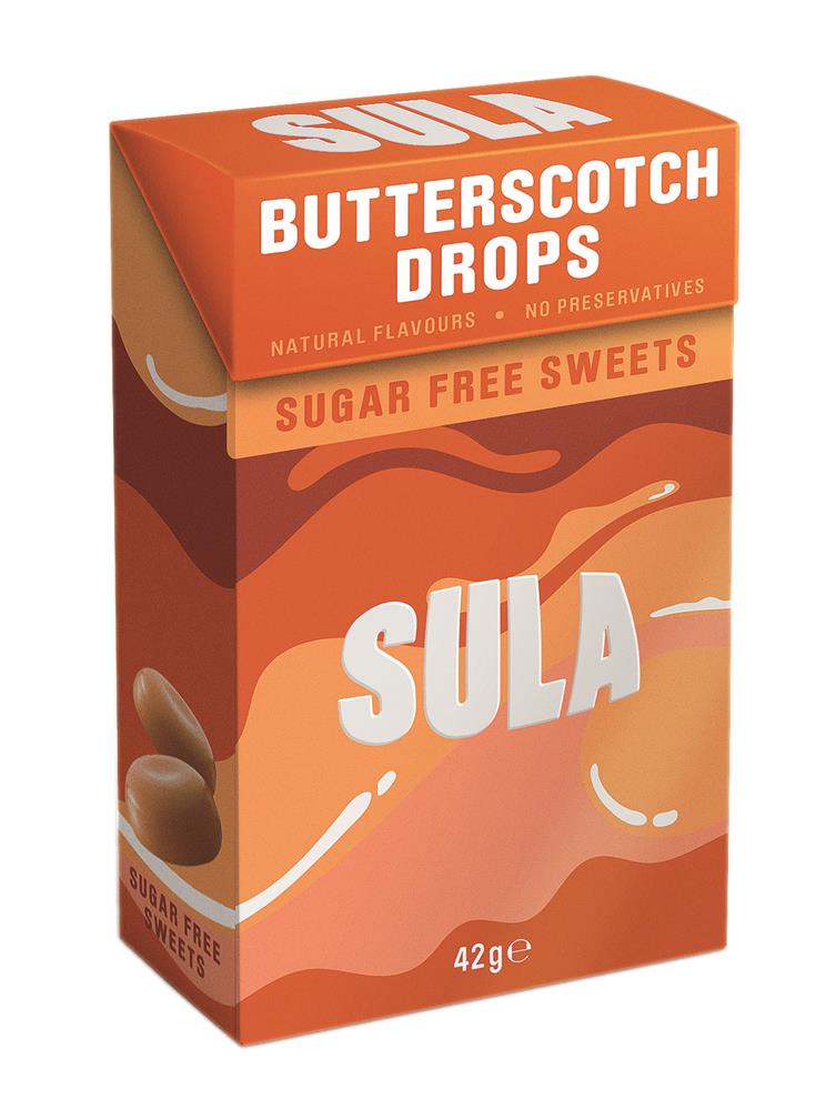 Butterscotch Sweets Sugar Free 42g