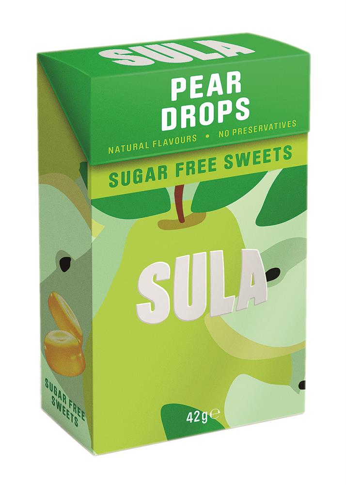 Pear Drops Sweets Sugar Free 42g
