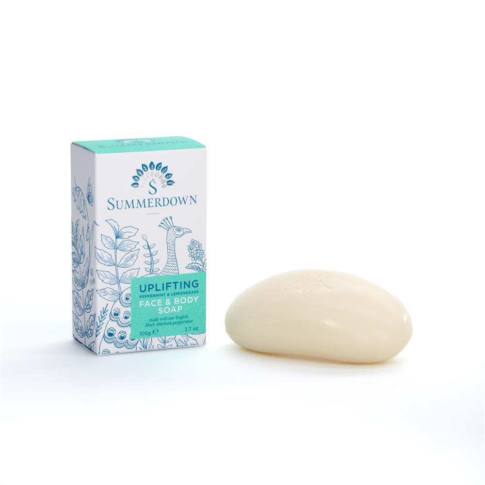 Peppermint & Lemongrass Face & Body Soap -105g