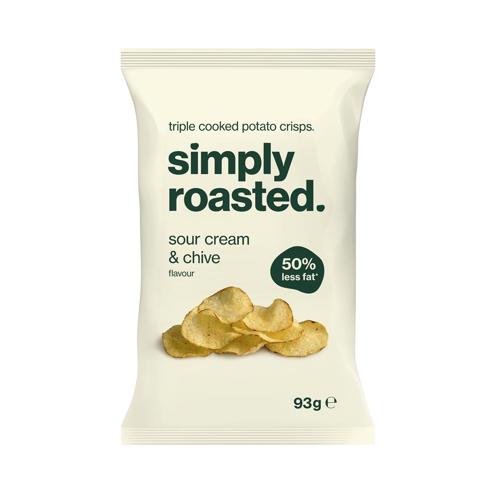 Sour Cream & Chive Crisps 93g