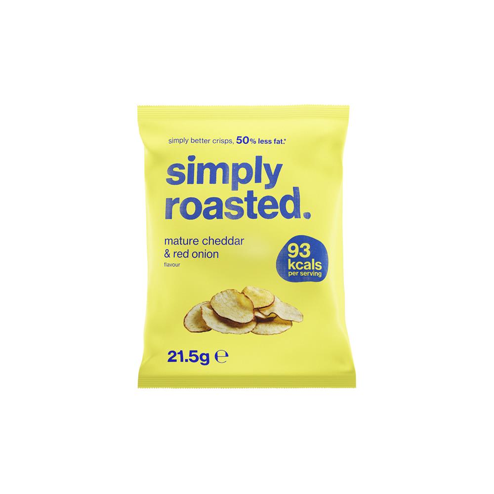 Mature Cheddar & Red Onion Crisps 21.5g