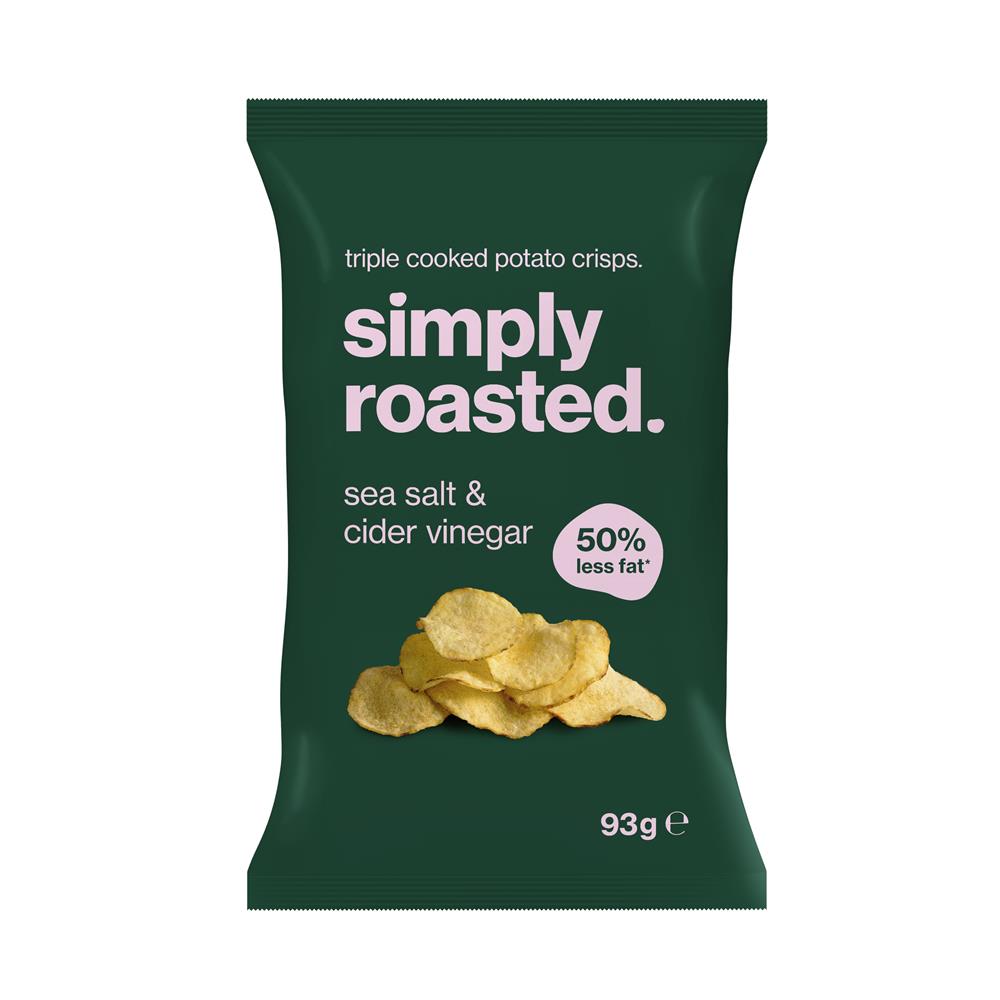 Sea Salt & Cider Vinegar Crisps 93g