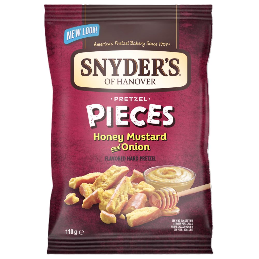 Pretzel Pieces Honey Must & Onion 110g