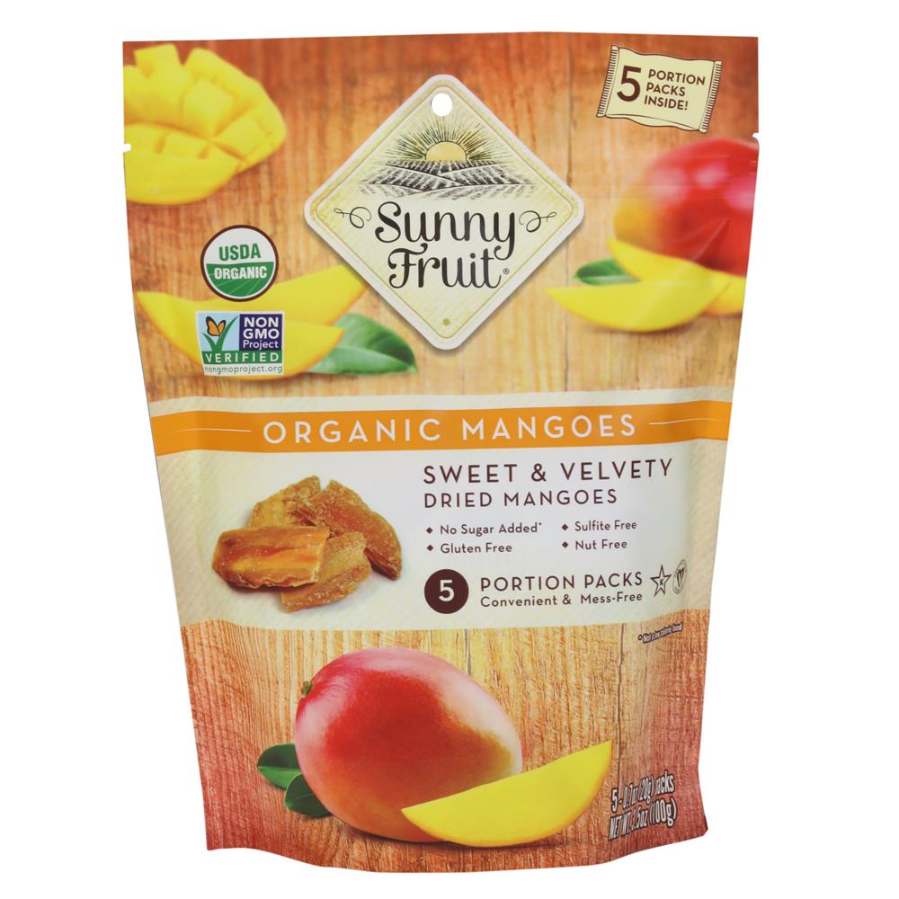 Organic Dried Mango Multipack 100g