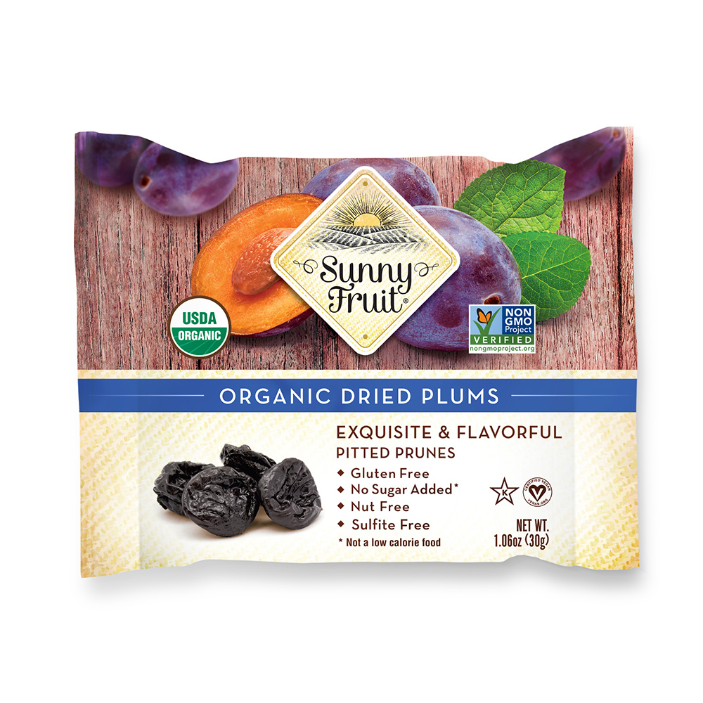 Dried Soft Plums Organic (Pack of 12)