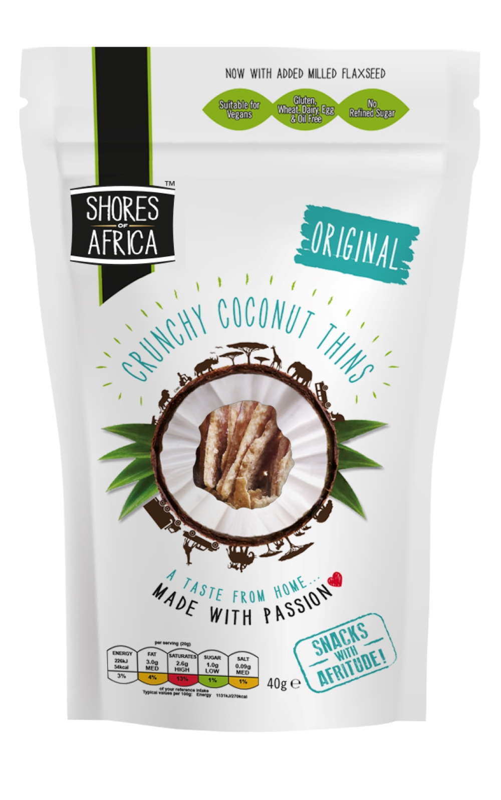 Coconut Thins Original (Pack of 2)