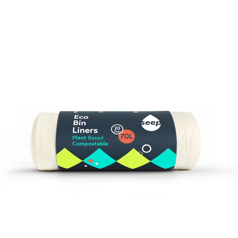 Compostable Bin Liners - 70L (20 bags)