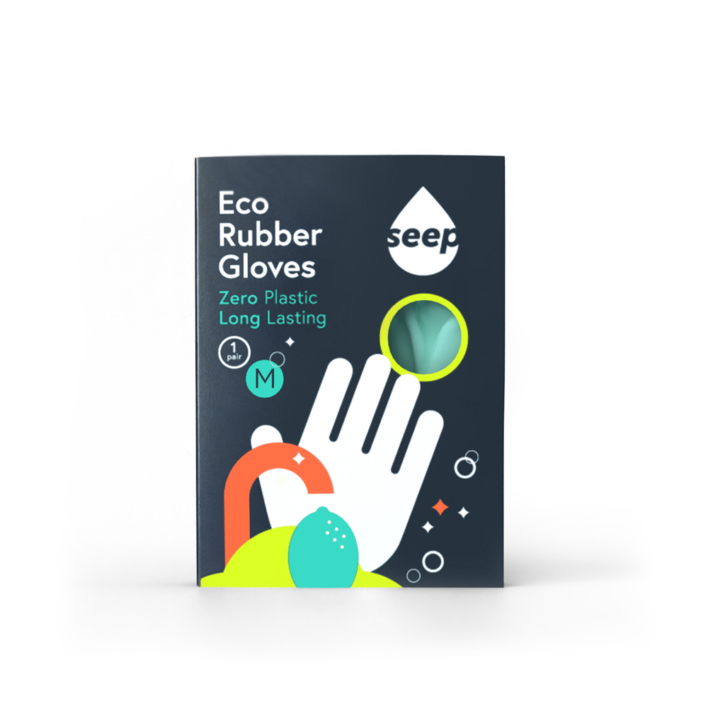 Rubber Gloves [Medium] (Pack of 2)